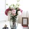 25 Pcs Silk Peony Artificial Flower Heads 4 inch Fake Peony Flowers Heads with Stems Artificial Peony Flower Heads in Bulk Wholesale for Wedding Home Decor